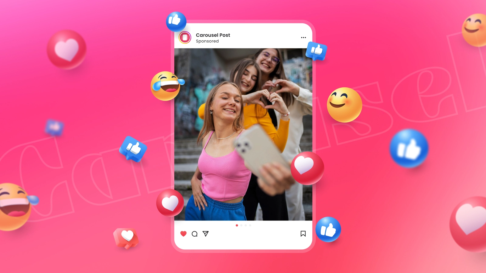 Instagram carousel slides designed to increase saves, shares, comments, and engagement