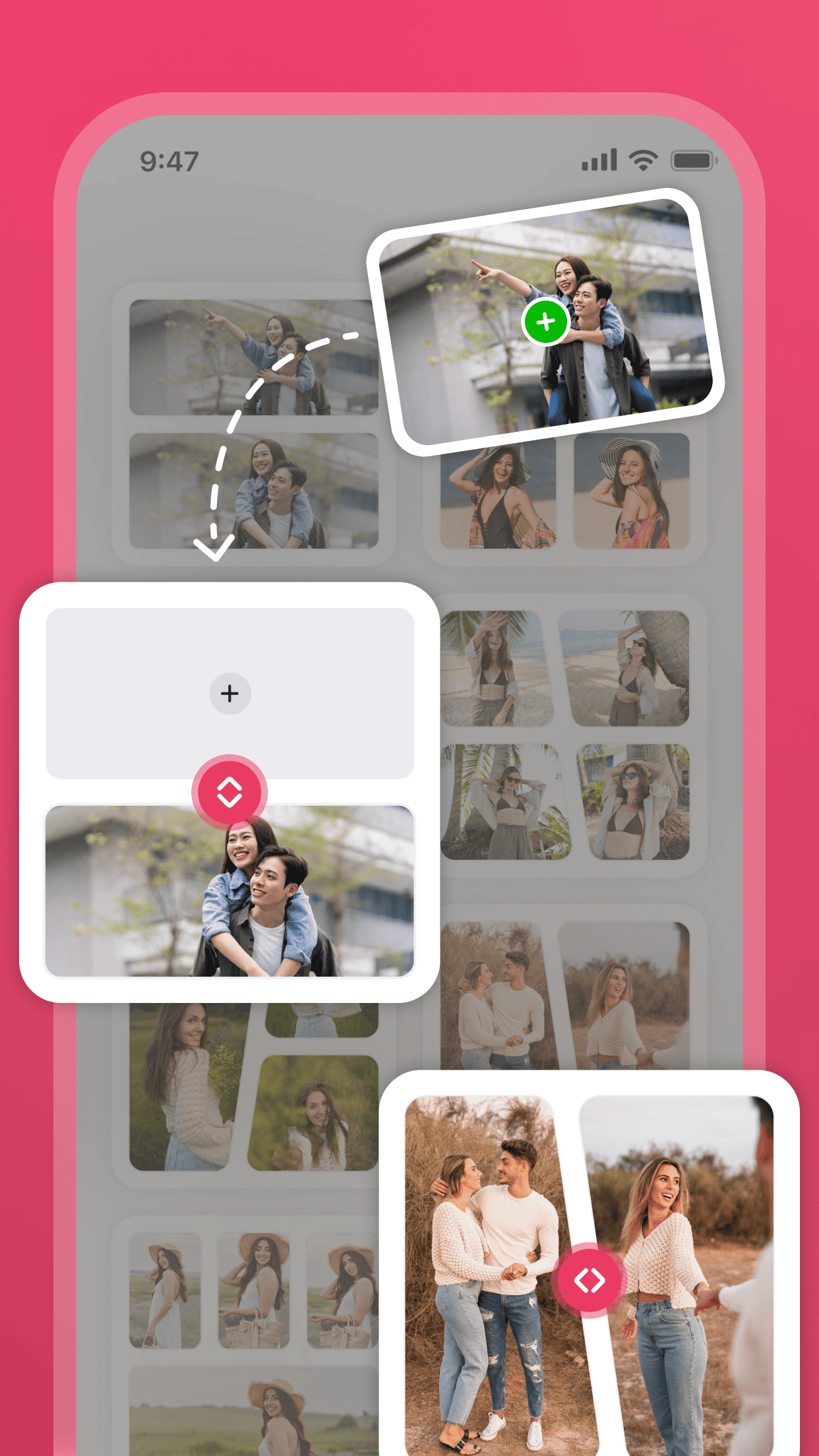 Carousel Post high-resolution export screen for ready-to-share Instagram carousel slides
